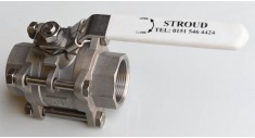 Stainless steel '3' piece ball valve screwed bsp fig 903